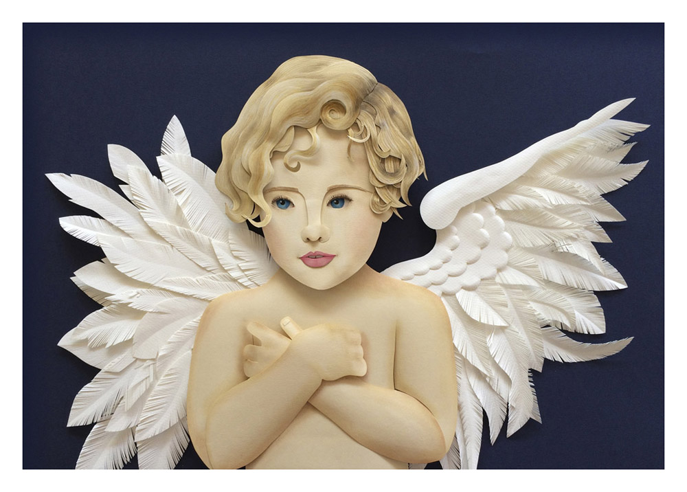 Karin Arruda Paper Art - Angel