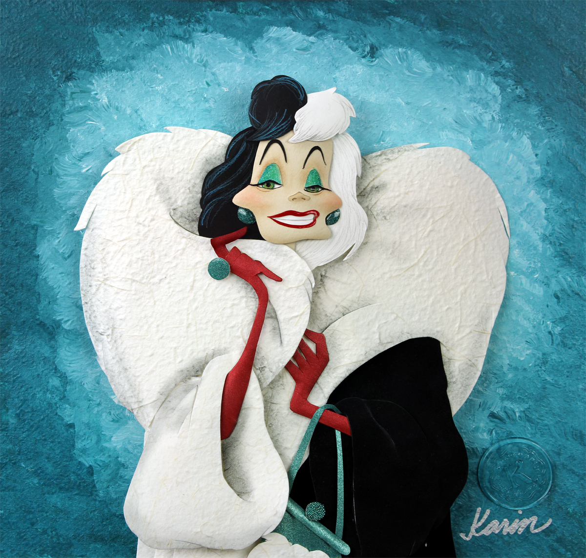 Karin Arruda - Cruella de Vil Portrait