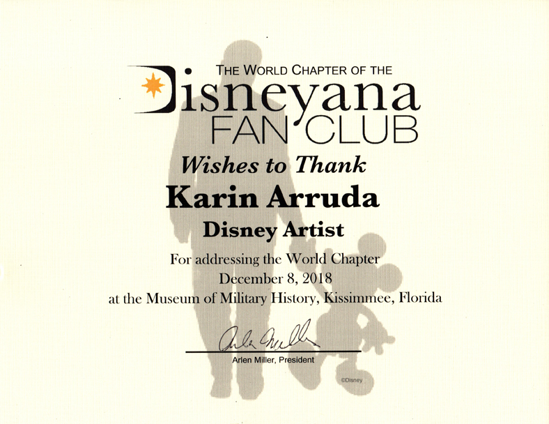 Karin Arruda - Disneyana Fan Club Addressing
